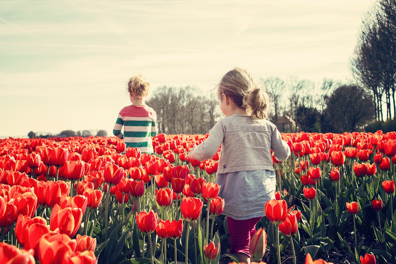Kinder Blumen Garten Spielen im Garten – Warum Spielgeräte aus Holz noch immer funktionieren