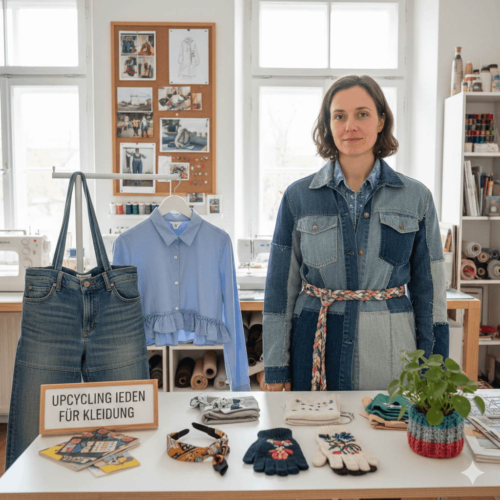 Frau Kleidung basteln Upcycling Ideen für Kleidung – kreativ, nachhaltig und individuell