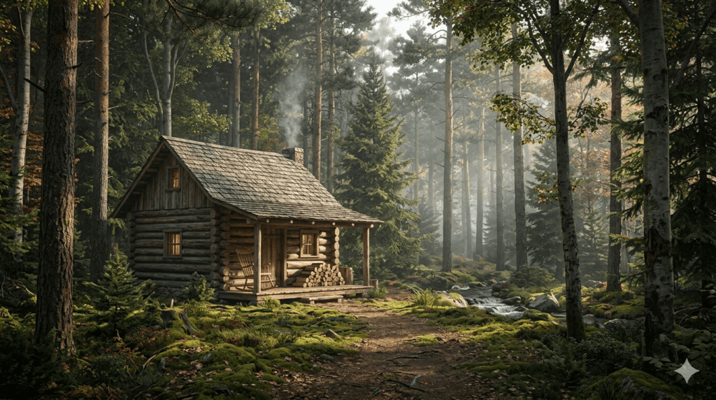 Der Traum von einer eigenen Holzhütte im Wald – Ruhe, Freiheit und Naturverbundenheit