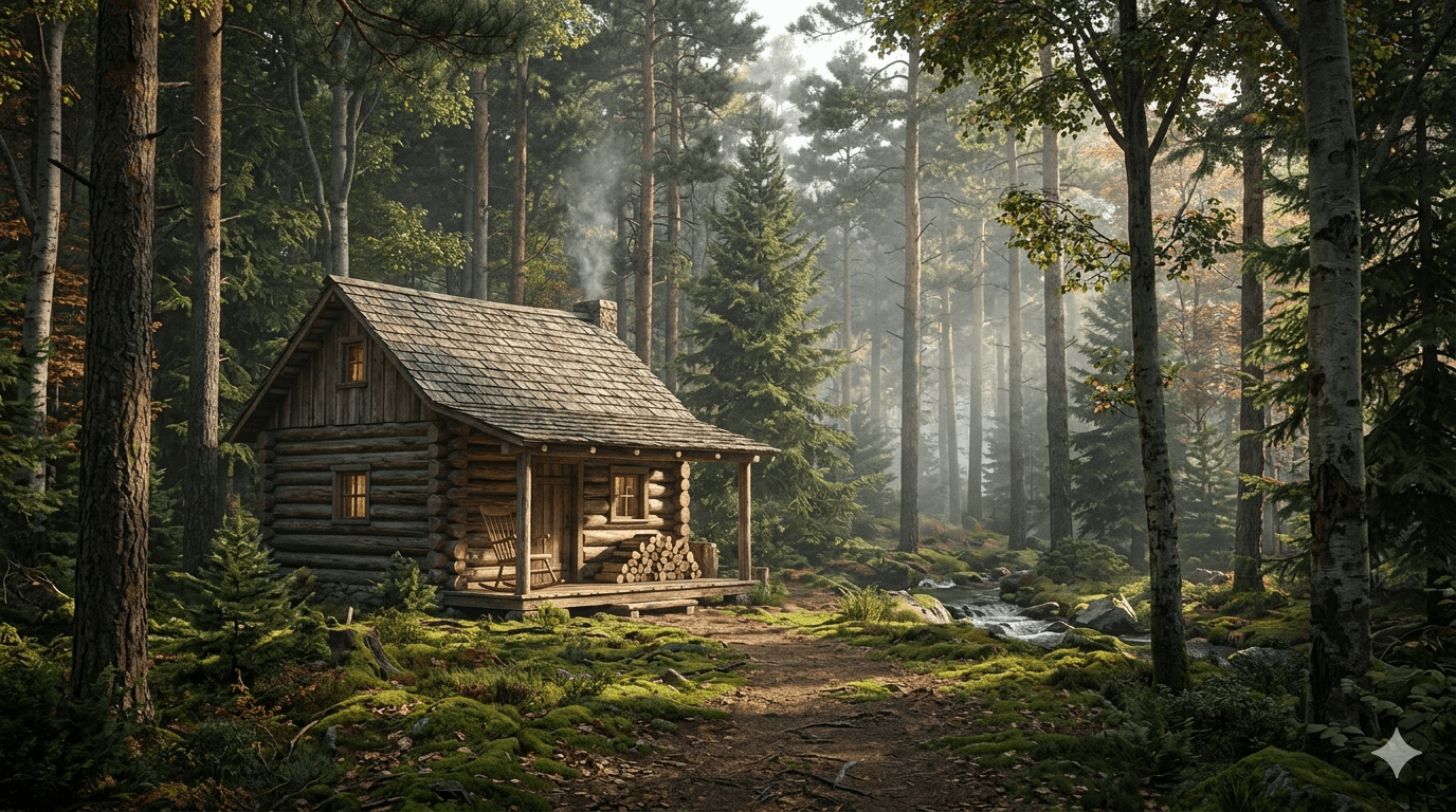 Der Traum von einer eigenen Holzhütte im Wald – Ruhe, Freiheit und Naturverbundenheit