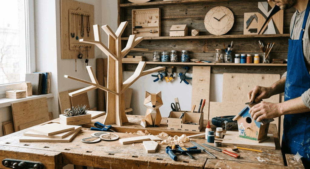 Sperrholzplatte Ideen basteln DIY 2026