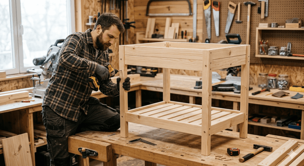 Wickeltisch selber bauen aus Holz – Anleitung 2026