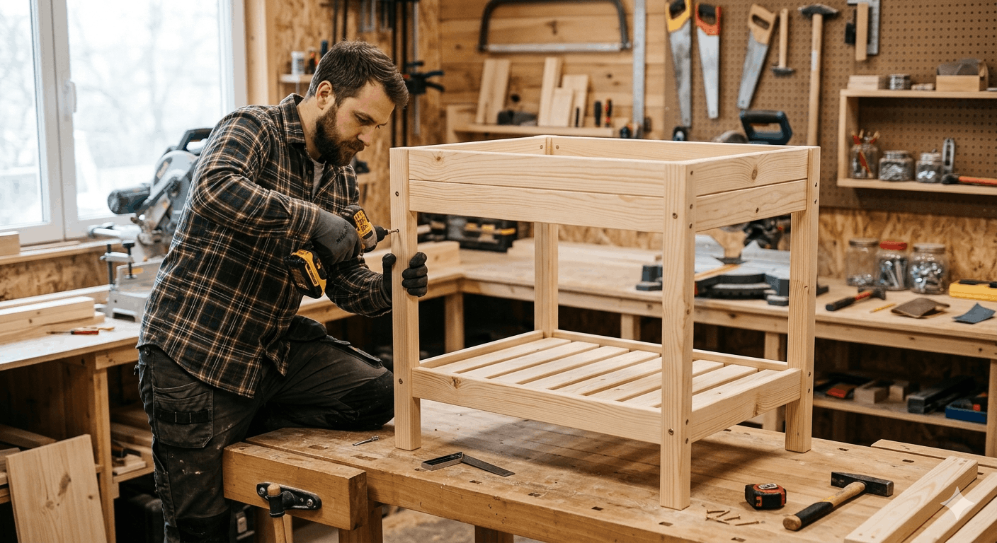 Wickeltisch selber bauen aus Holz – Anleitung 2026